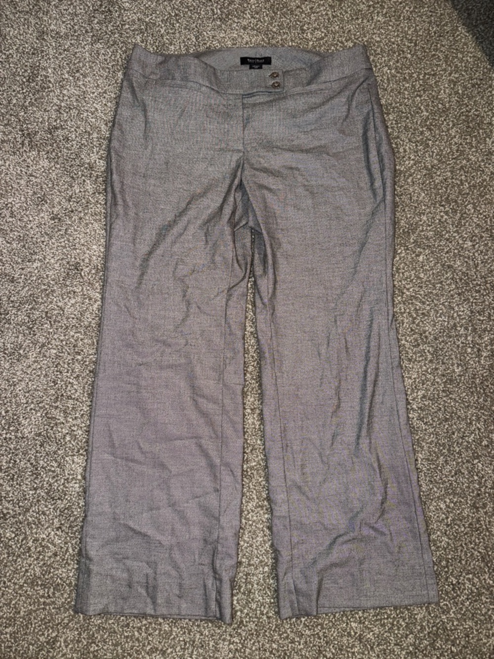 White House Black Market Gray Modern Boot Pants